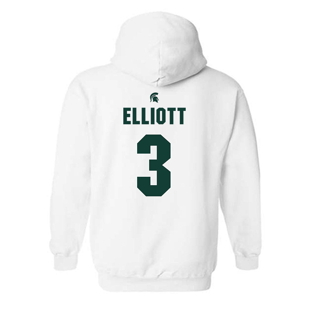 Michigan State - NCAA Women's Basketball : Gabrielle Elliott - Hooded Sweatshirt Classic Shersey