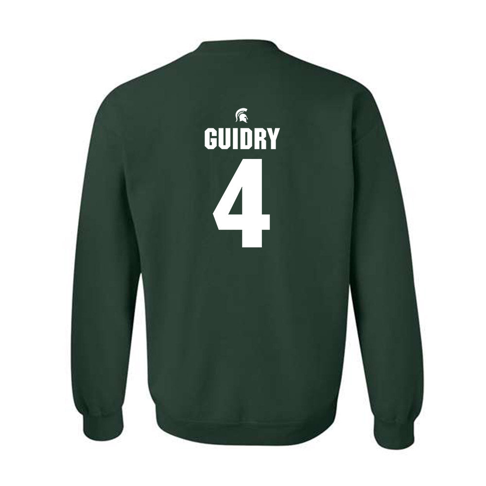 Michigan State - NCAA Softball : Faith Guidry - Crewneck Sweatshirt Classic Shersey