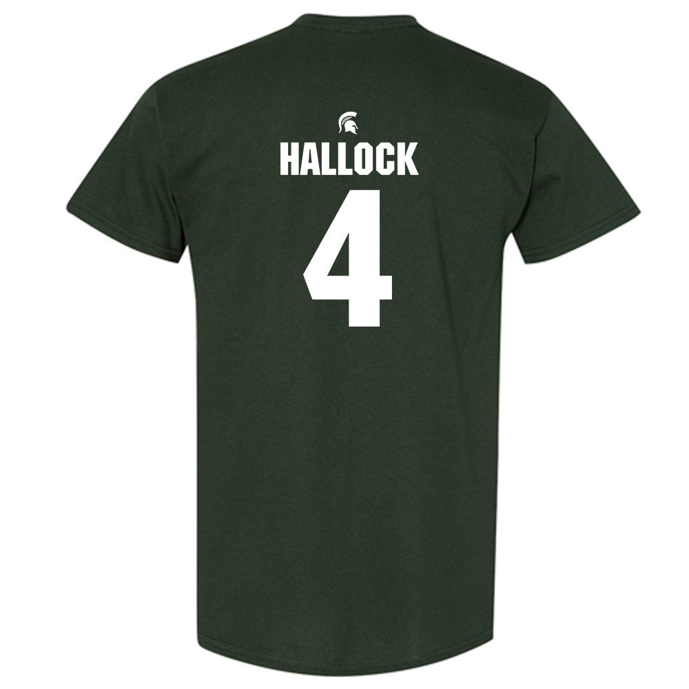 Michigan State - NCAA Women's Basketball : Theryn Hallock - T-Shirt Classic Shersey