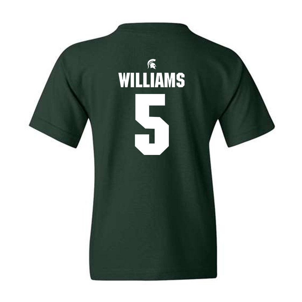 Michigan State - NCAA Baseball : Christian Williams - Youth T-Shirt Classic Shersey