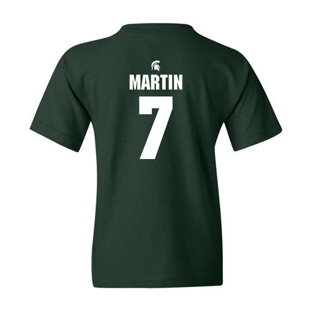 Michigan State - NCAA Baseball : Brian Martin - Youth T-Shirt Classic Shersey