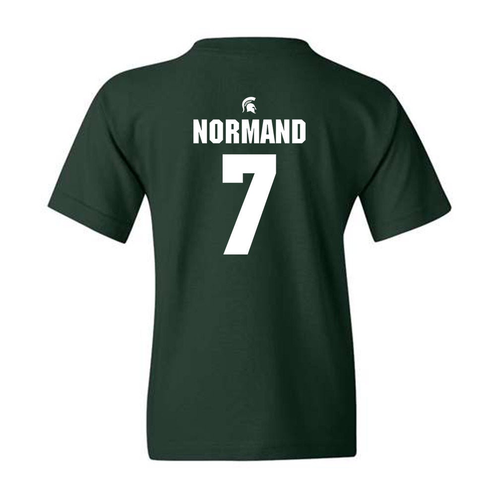 Michigan State - NCAA Men's Basketball : Gehrig Normand - Youth T-Shirt Classic Shersey