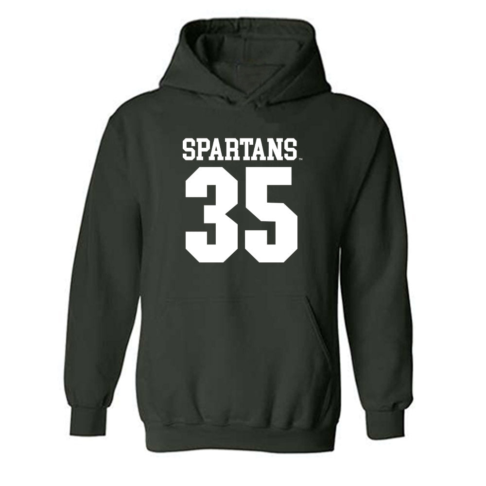 Michigan State - NCAA Women's Basketball : Kennedy Blair - Hooded Sweatshirt Classic Shersey