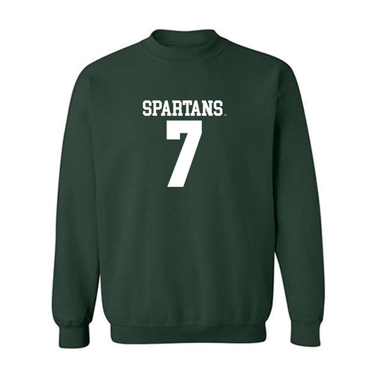 Michigan State - NCAA Men's Basketball : Gehrig Normand - Crewneck Sweatshirt Classic Shersey