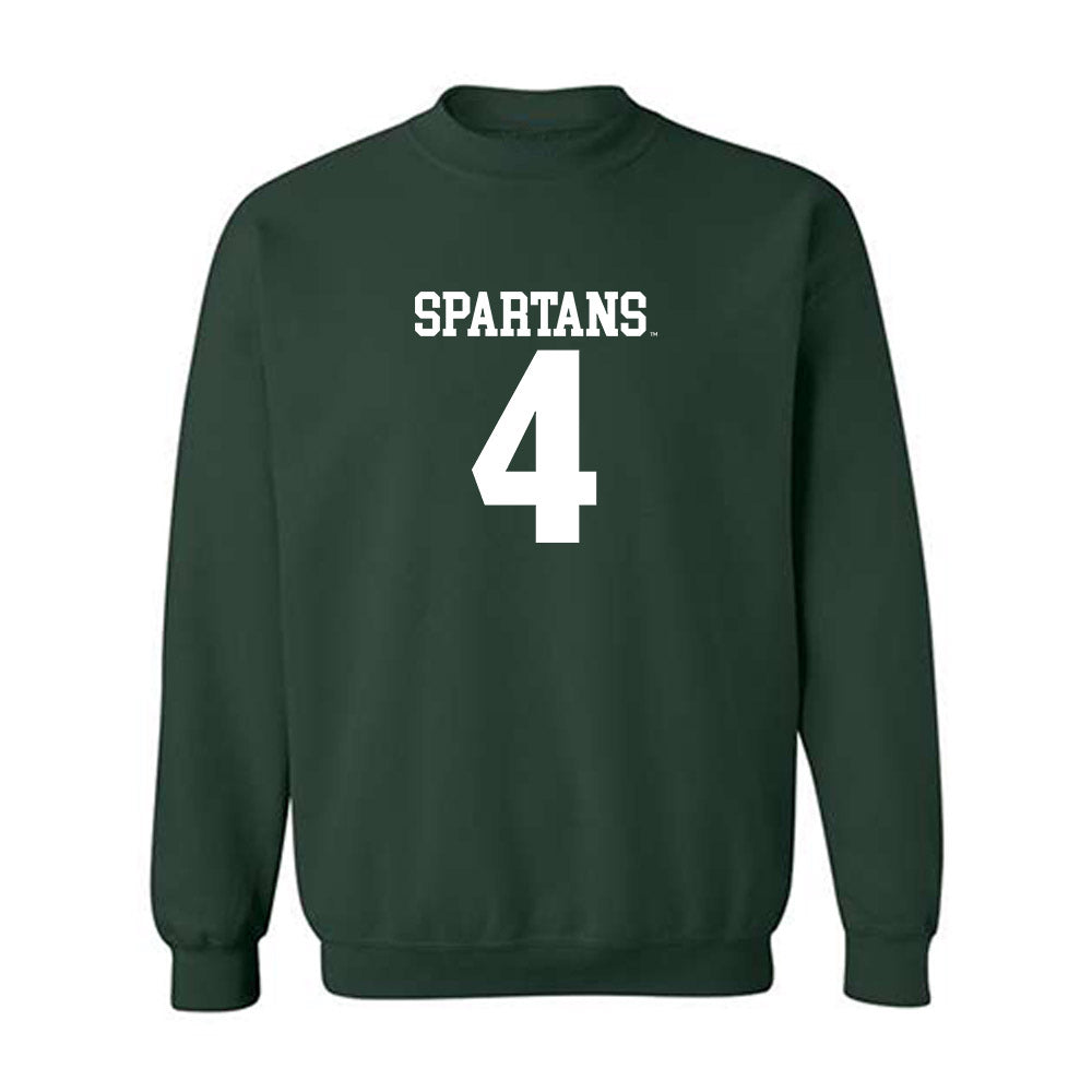 Michigan State - NCAA Softball : Faith Guidry - Crewneck Sweatshirt Classic Shersey