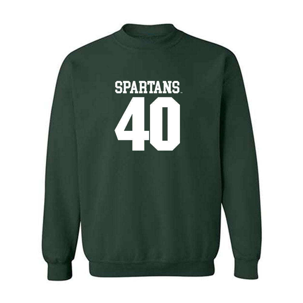 Michigan State - NCAA Baseball : Caden Kok - Crewneck Sweatshirt Classic Shersey