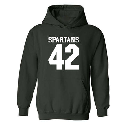 Michigan State - NCAA Softball : Hannah Hawley - Hooded Sweatshirt Classic Shersey