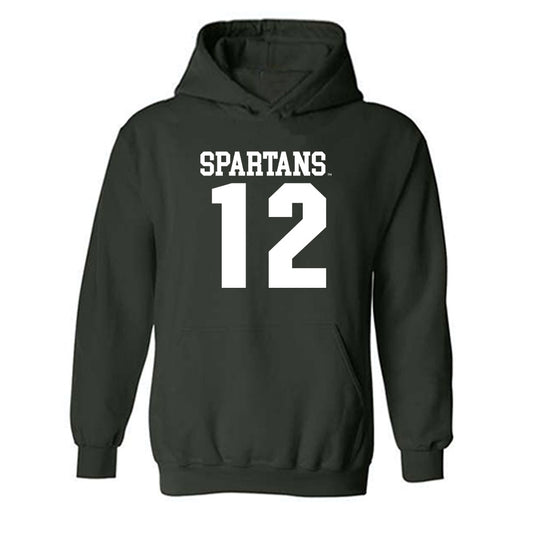 Michigan State - NCAA Women's Basketball : Isaline Alexander - Hooded Sweatshirt Classic Shersey