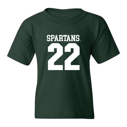 Michigan State - NCAA Women's Basketball : Moira Joiner - Youth T-Shirt Classic Shersey