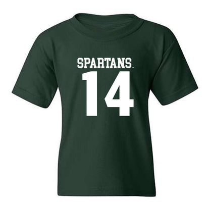 Michigan State - NCAA Men's Basketball : Davis Smith - Youth T-Shirt Classic Shersey