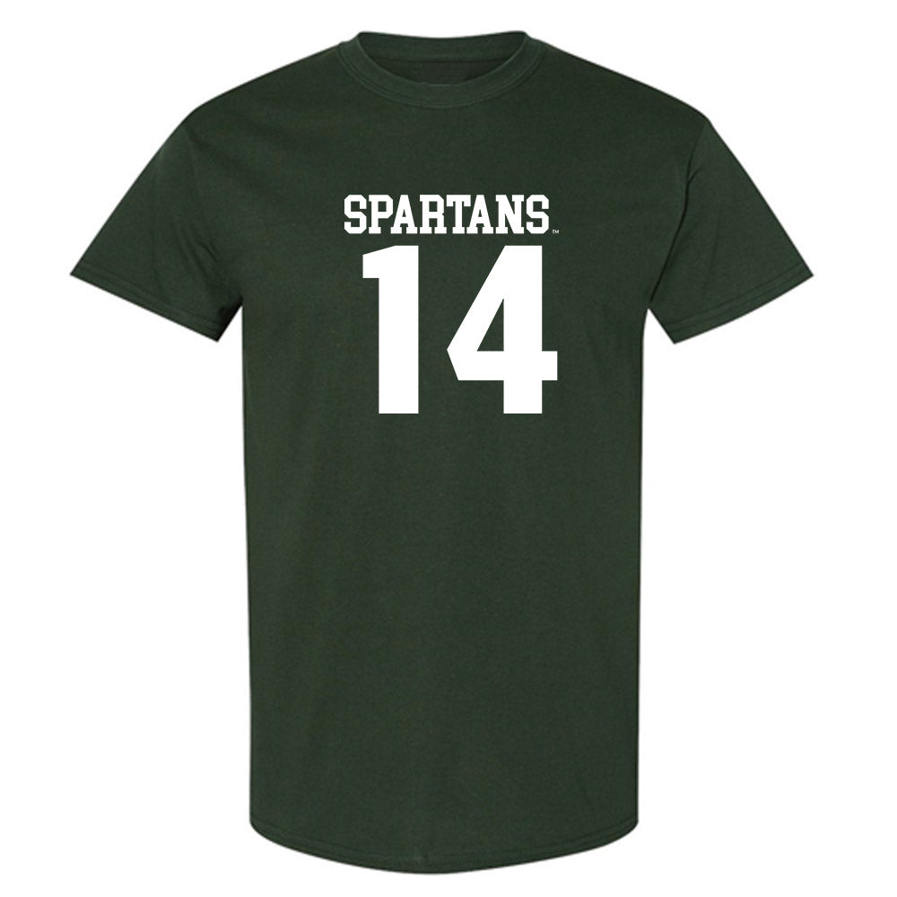 Michigan State - NCAA Men's Basketball : Davis Smith - T-Shirt Classic Shersey