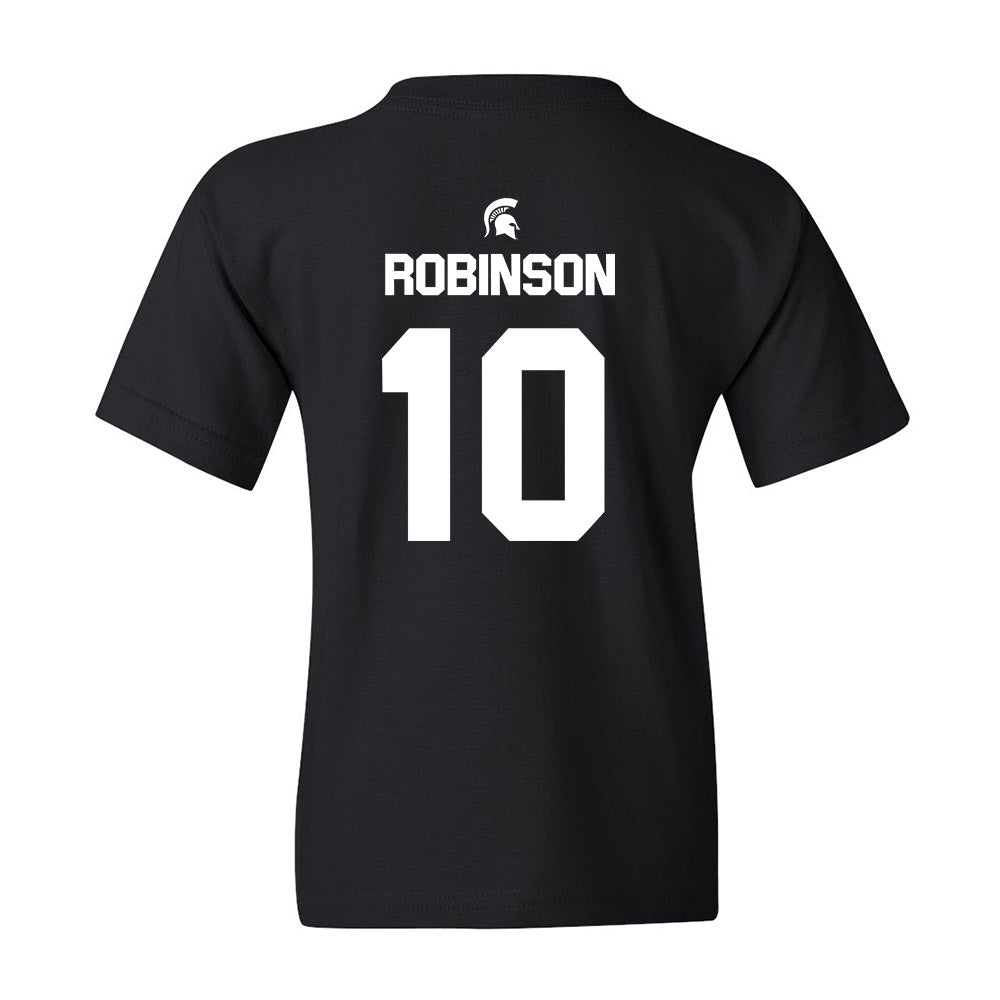 Michigan State - NCAA Women's Basketball : Bree Robinson - Youth T-Shirt Sports Shersey