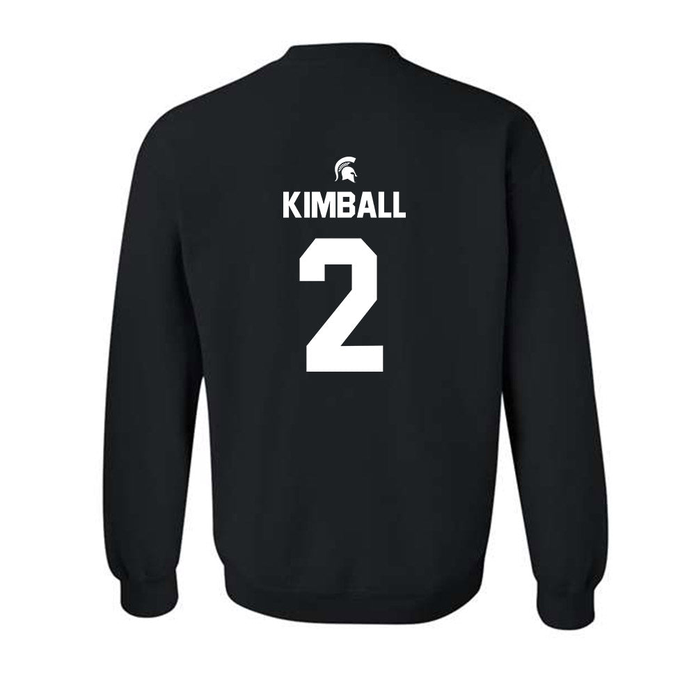 Michigan State - NCAA Women's Basketball : Abbey Kimball - Crewneck Sweatshirt Sports Shersey