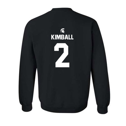 Michigan State - NCAA Women's Basketball : Abbey Kimball - Crewneck Sweatshirt Sports Shersey