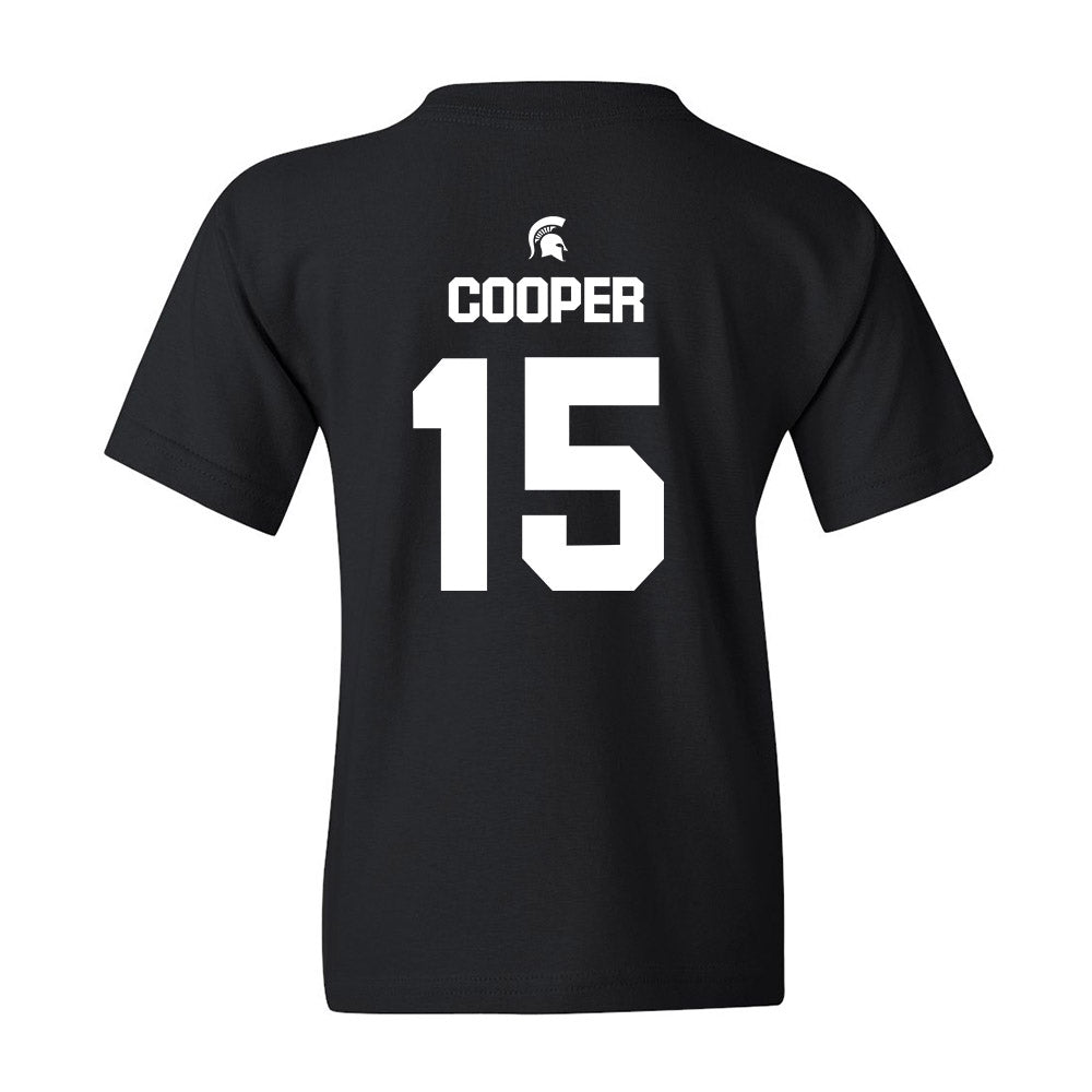 Michigan State - NCAA Men's Basketball : Carson Cooper - Youth T-Shirt Sports Shersey
