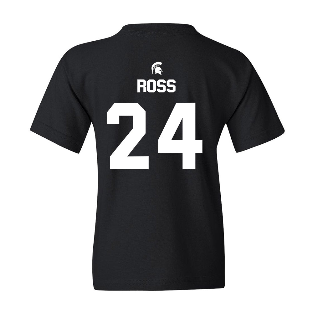 Michigan State - NCAA Women's Basketball : Lauren Ross - Youth T-Shirt Sports Shersey