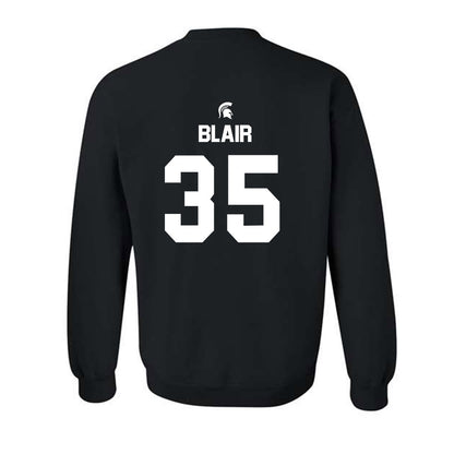 Michigan State - NCAA Women's Basketball : Kennedy Blair - Crewneck Sweatshirt Sports Shersey