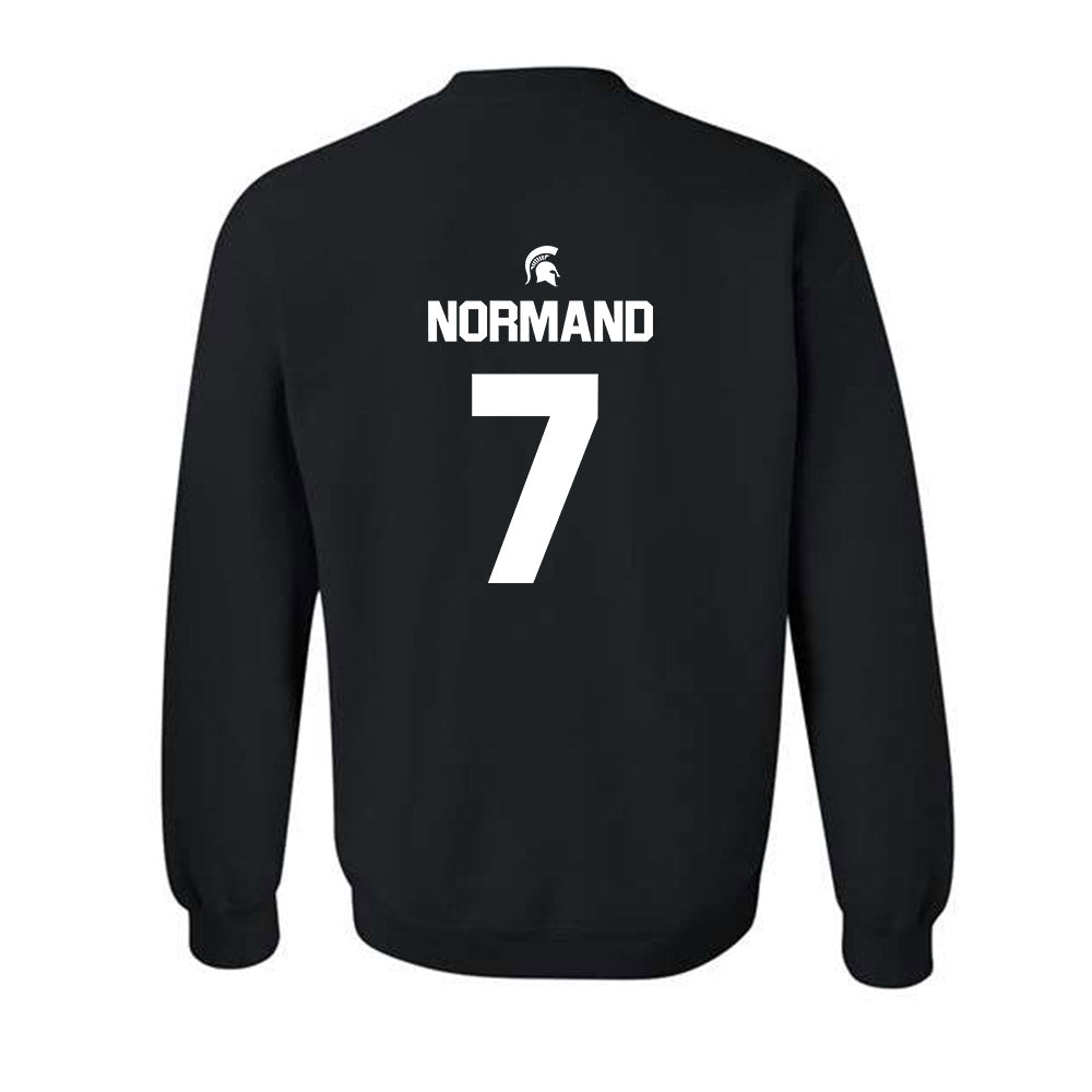 Michigan State - NCAA Men's Basketball : Gehrig Normand - Crewneck Sweatshirt Sports Shersey