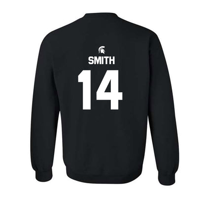 Michigan State - NCAA Men's Basketball : Davis Smith - Crewneck Sweatshirt Sports Shersey