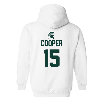 Michigan State - NCAA Men's Basketball : Carson Cooper - Hooded Sweatshirt Sports Shersey