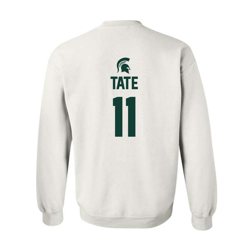 Michigan State - NCAA Women's Basketball : Jocelyn Tate - Crewneck Sweatshirt Sports Shersey