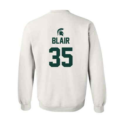 Michigan State - NCAA Women's Basketball : Kennedy Blair - Crewneck Sweatshirt Sports Shersey