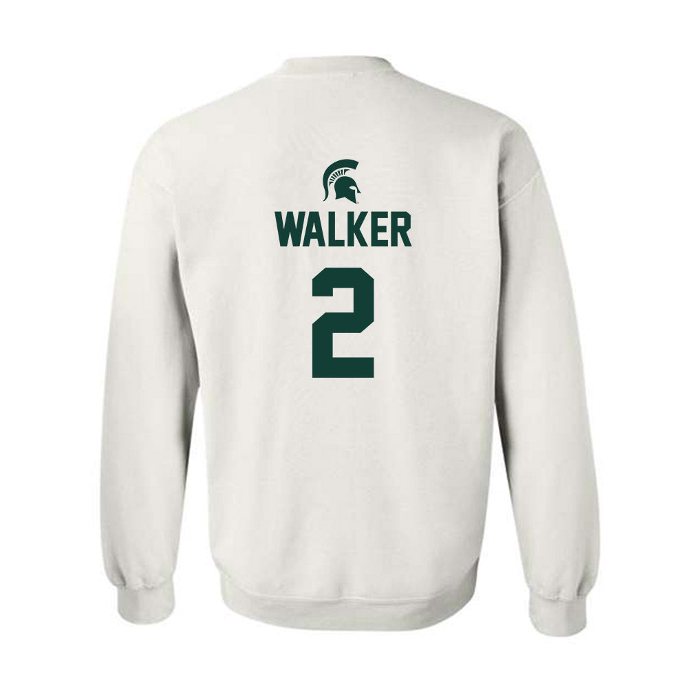 Michigan State - NCAA Men's Basketball : Tyson Walker - Crewneck Sweatshirt Sports Shersey