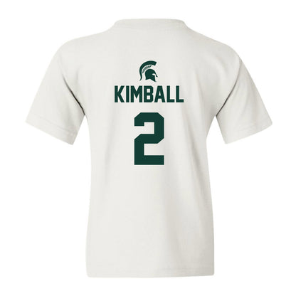 Michigan State - NCAA Women's Basketball : Abbey Kimball - Youth T-Shirt Sports Shersey