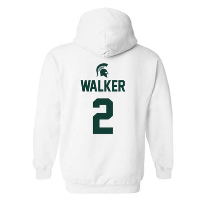 Michigan State - NCAA Men's Basketball : Tyson Walker - Hooded Sweatshirt Sports Shersey