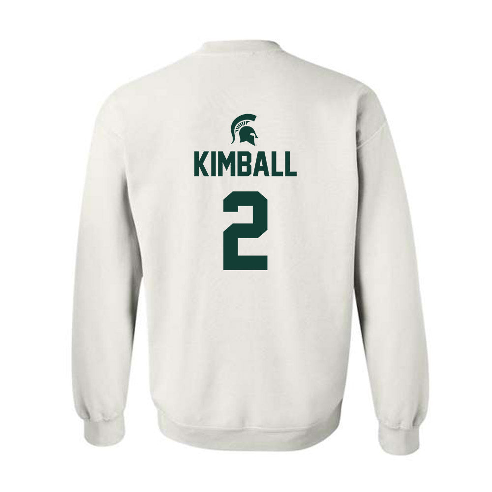 Michigan State - NCAA Women's Basketball : Abbey Kimball - Crewneck Sweatshirt Sports Shersey