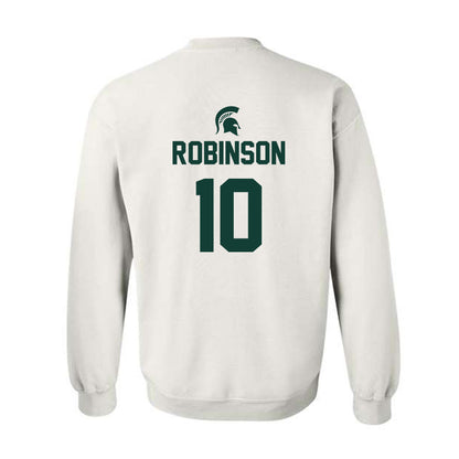 Michigan State - NCAA Women's Basketball : Bree Robinson - Crewneck Sweatshirt Sports Shersey