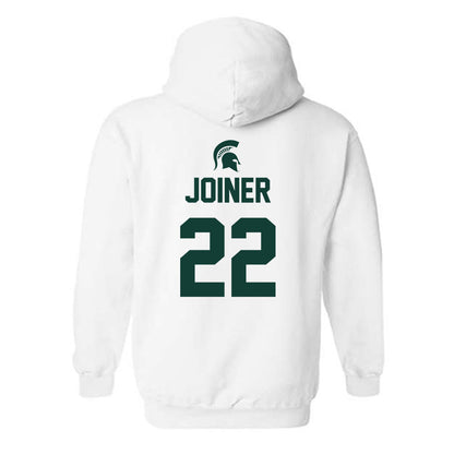 Michigan State - NCAA Women's Basketball : Moira Joiner - Hooded Sweatshirt Sports Shersey