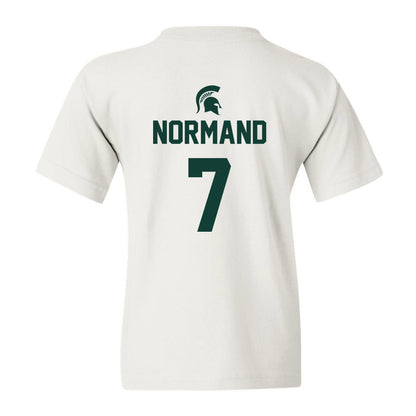 Michigan State - NCAA Men's Basketball : Gehrig Normand - Youth T-Shirt Sports Shersey