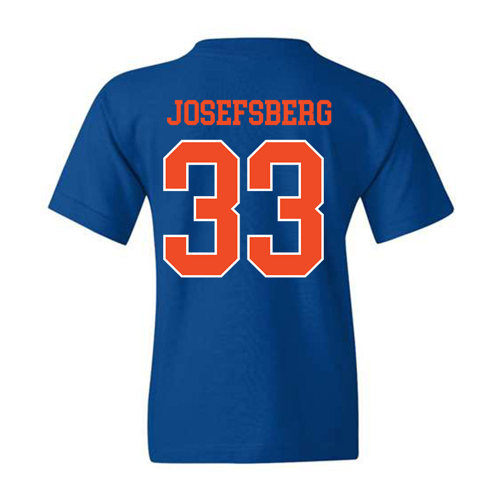Florida - NCAA Men's Basketball : Cooper Josefsberg - Youth T-Shirt Sports Shersey