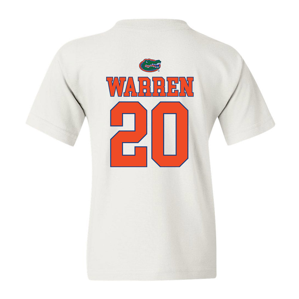 Florida - NCAA Women's Basketball : Jeriah Warren - Youth T-Shirt Sports Shersey