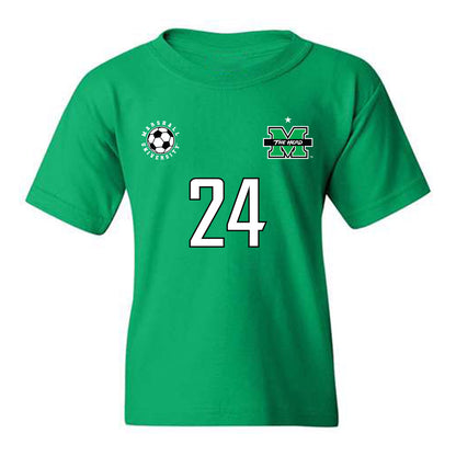 Marshall - NCAA Men's Soccer : Masaya Sekiguchi - Youth T-Shirt Sports Shersey