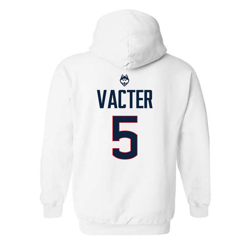 UConn - NCAA Men's Soccer : Guillaume Vacter - Hooded Sweatshirt Sports Shersey