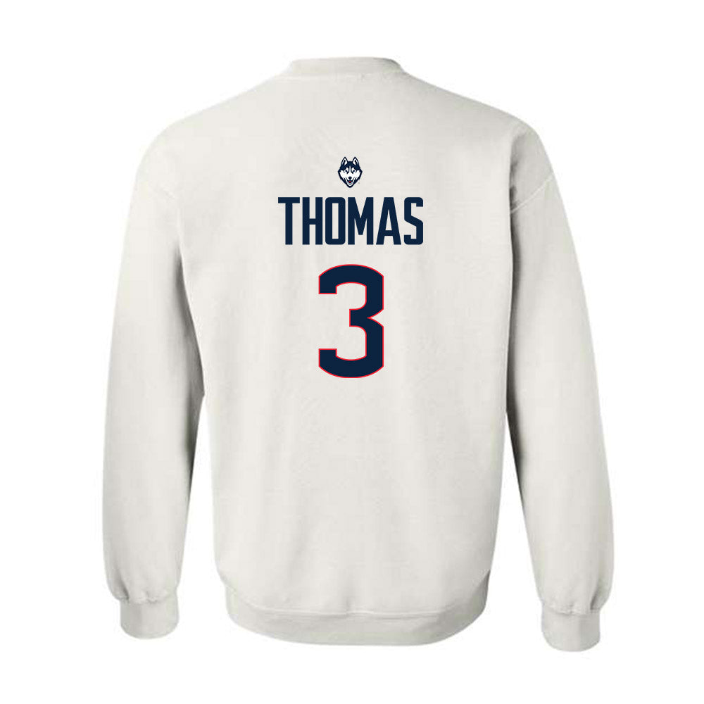 UConn - NCAA Men's Soccer : Mikah Thomas - Crewneck Sweatshirt Sports Shersey