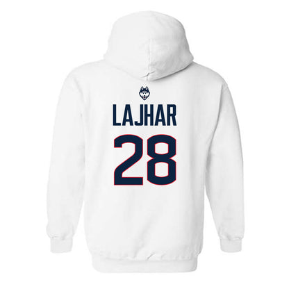 UConn - NCAA Men's Soccer : Ayoub Lajhar - Hooded Sweatshirt Sports Shersey