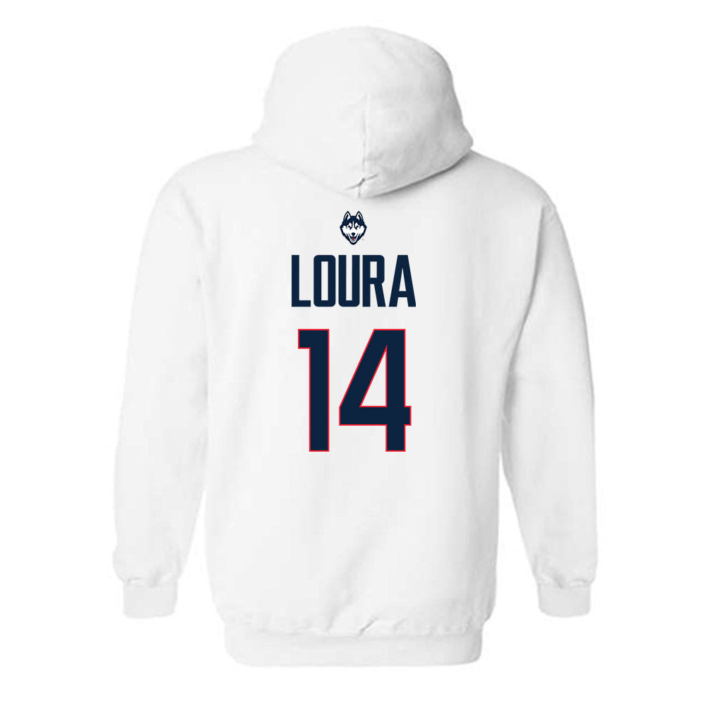 UConn - NCAA Men's Soccer : Jack Loura - Hooded Sweatshirt Sports Shersey