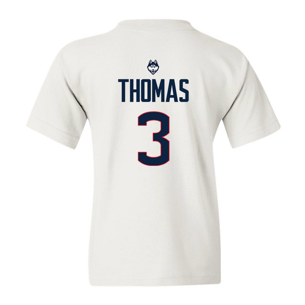 UConn - NCAA Men's Soccer : Mikah Thomas - Youth T-Shirt Sports Shersey