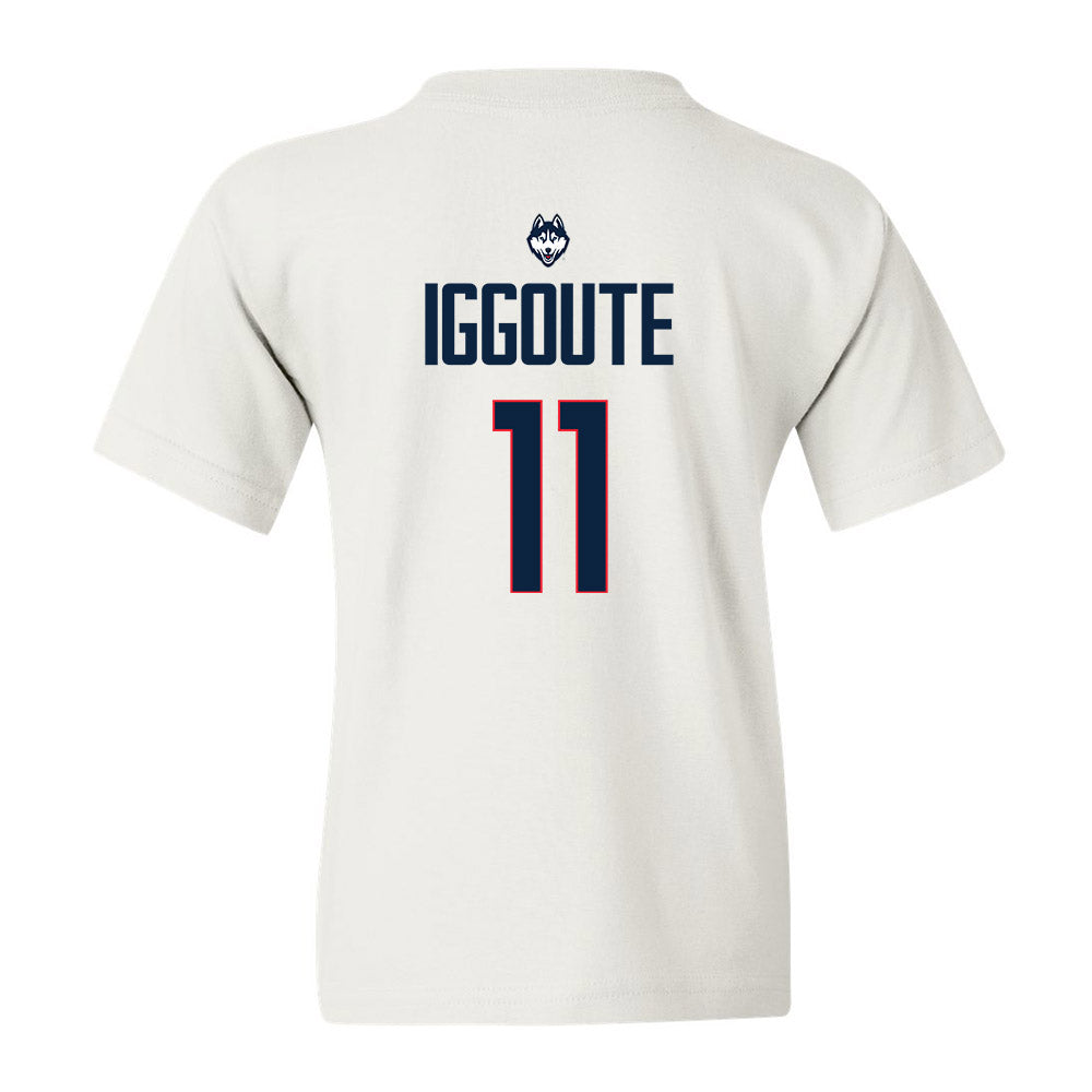 UConn - NCAA Men's Soccer : Adil Iggoute - Youth T-Shirt Sports Shersey
