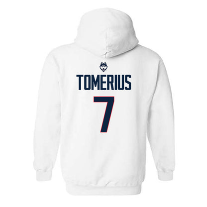 UConn - NCAA Men's Soccer : Nicolas Tomerius - Hooded Sweatshirt Sports Shersey