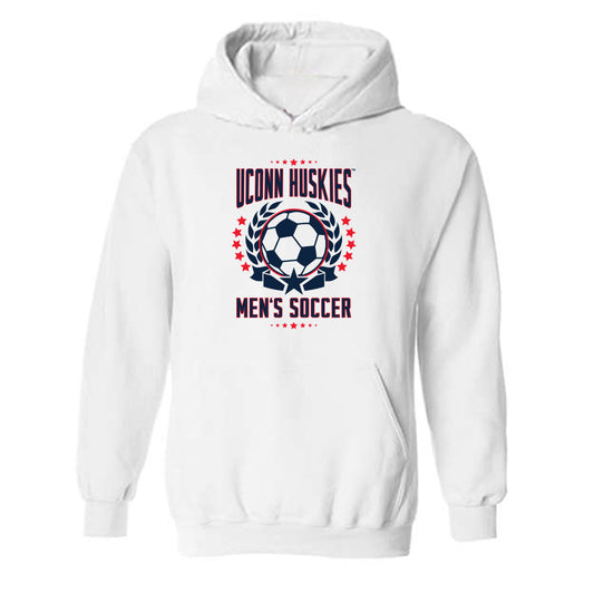 UConn - NCAA Men's Soccer : Jayden Hibbert - Hooded Sweatshirt Sports Shersey