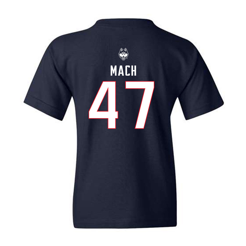 UConn - NCAA Baseball : Alex Mach - Youth T-Shirt Sports Shersey