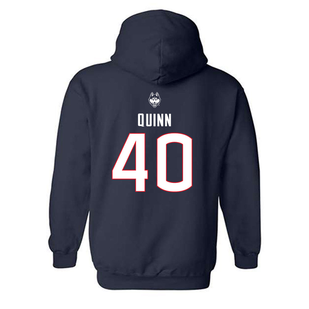 UConn - NCAA Baseball : Braden Quinn - Hooded Sweatshirt Sports Shersey