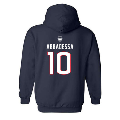 UConn - NCAA Baseball : Jude Abbadessa - Hooded Sweatshirt Sports Shersey