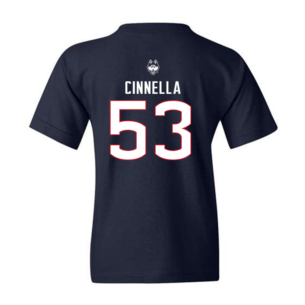 UConn - NCAA Baseball : Joe Cinnella - Youth T-Shirt Sports Shersey