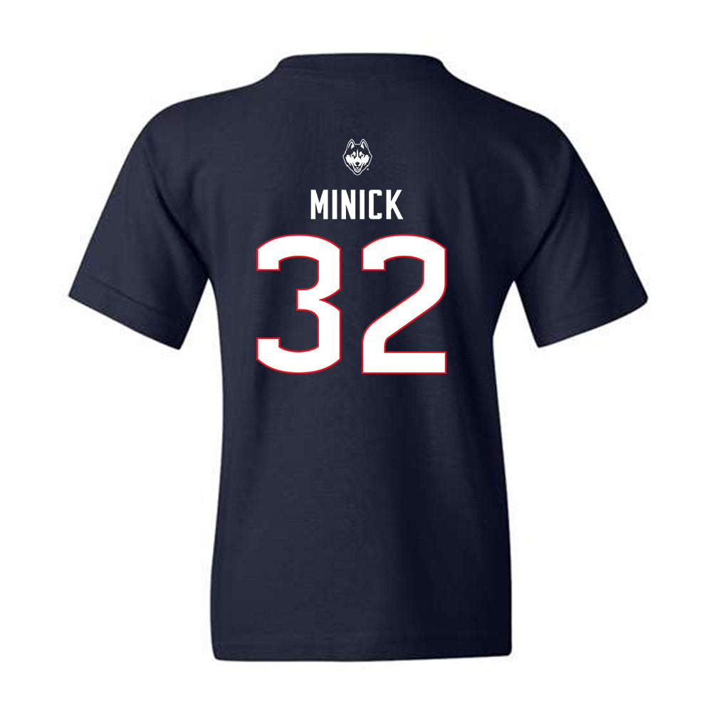 UConn - NCAA Baseball : Tyler Minick - Youth T-Shirt Sports Shersey