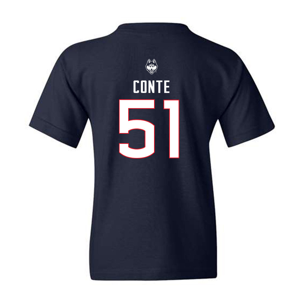 UConn - NCAA Baseball : Giovanni Conte - Youth T-Shirt Sports Shersey